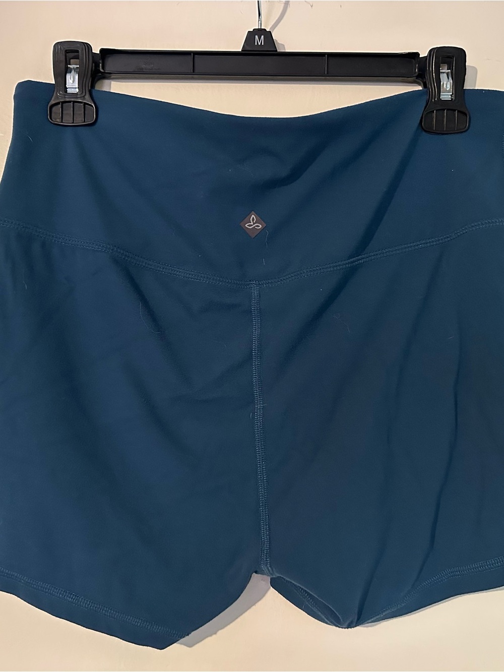 Prana Teal High-Rise Athletic Shorts